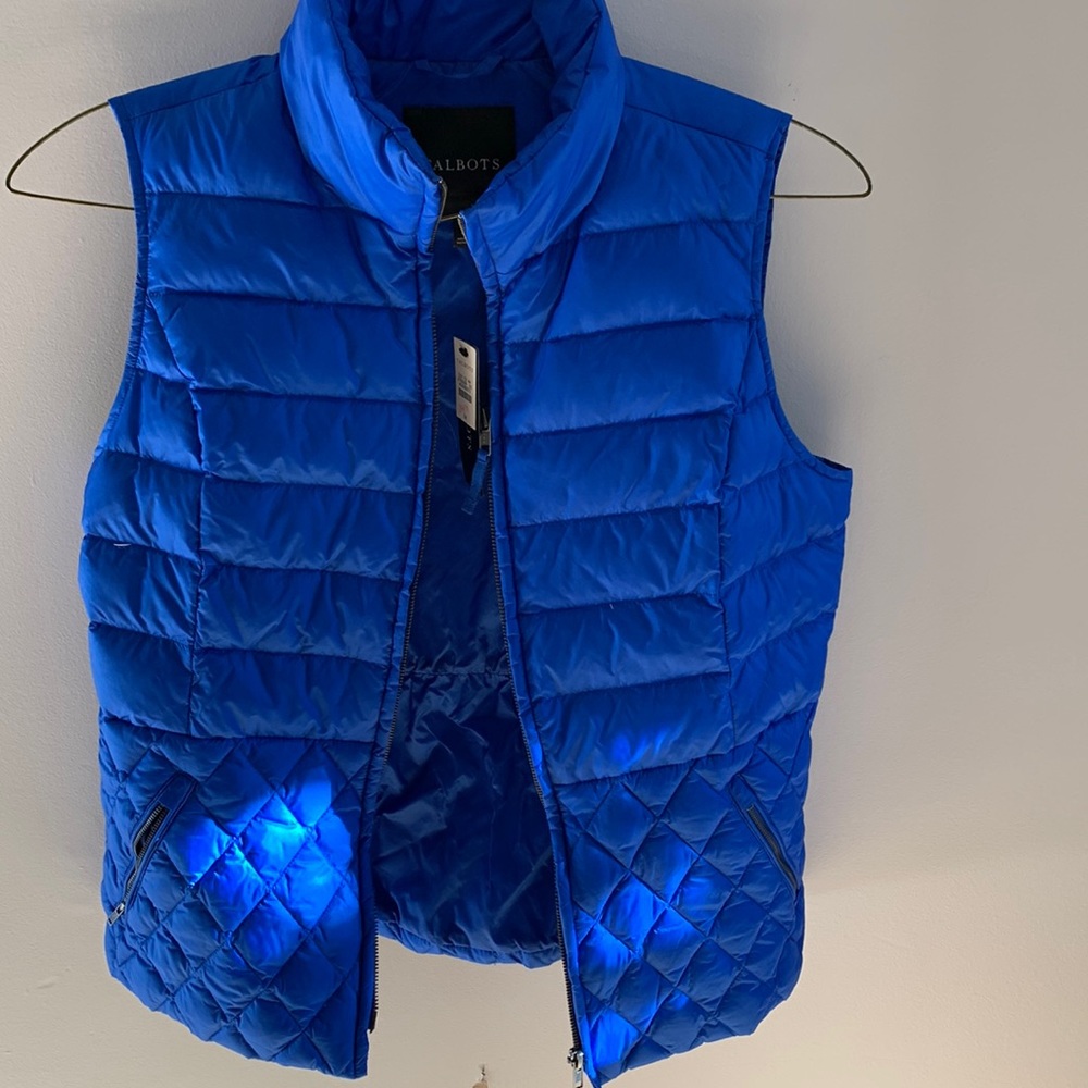 Talbots New with tags Down Puffer Vest size medium